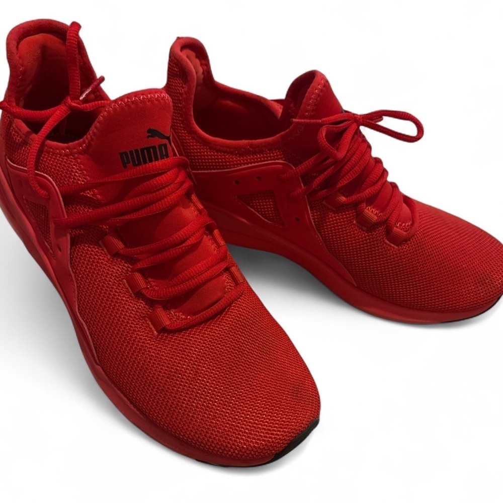 Puma Electron Street Mens Size 9.5 Red Athletic Casual Sneakers Shoes